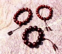 Indian Red Sandalwood Round Beads
