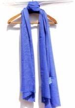 Plain Ink Blue Unisex Stole