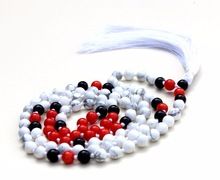 Red Coral Gemstone Mala