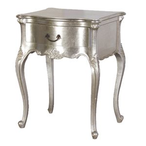 embossed side table