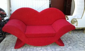 FULL CUSHION RED SOFA