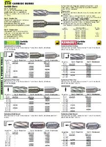 Rotory Carbide Burr