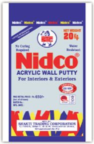 Nidco Acrylic wall Putty