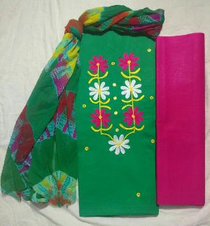 kurti Dress Material with siffon Duptta
