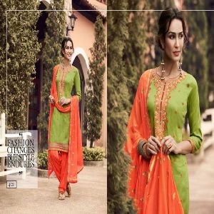 ELEGANT WORK DESIGNER PATIYALA SUIT