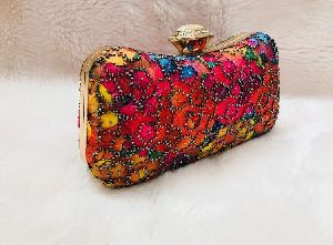 Embroidered Clutch Purse