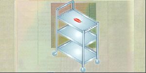 Stainless Steel Kitchen Utility Trolley