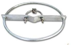 IRON POLE HEAD RING CLAMP