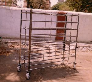 Plate Freezer Tray Trolley