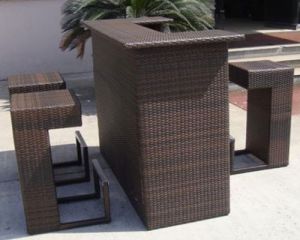 Outdoor Rattan Bar Sets