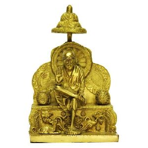 Brass Saibaba statue