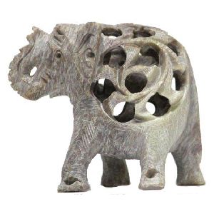 Elephant Stone Statue