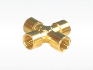Brass Four way Female Connectors
