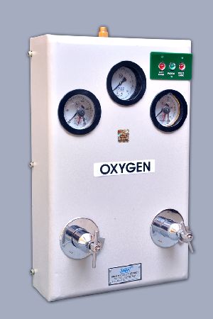 SEMI AUTOMATIC GAS CONTROL PANEL FOR PIPELINE SYSTEM