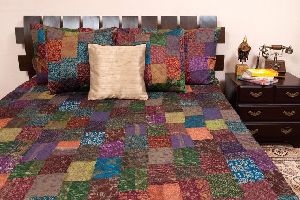 Silk Patch Bed sheet