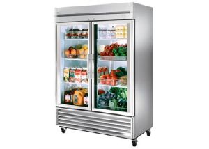 glass door refrigerator