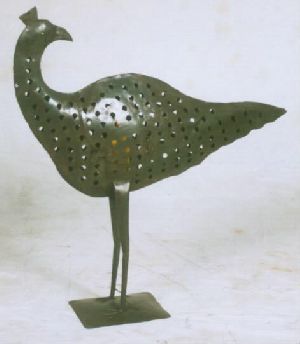 Big Peacock with Candle Stand