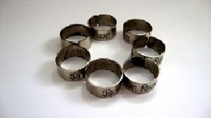 steel jewelry thumb rings -