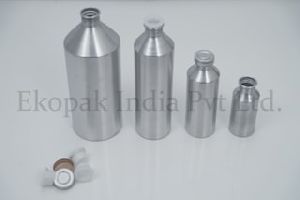 Conical shaped Aluminium Bottles
