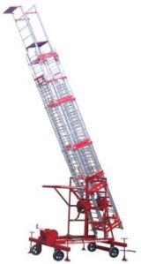 TILTABLE TOWER EXTENDABLE LADDER