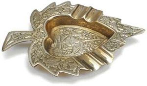 Brass Leaf Ashtray