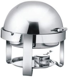 Round Roll Top Chafing Dish