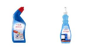 Toilet and Glass Cleaners