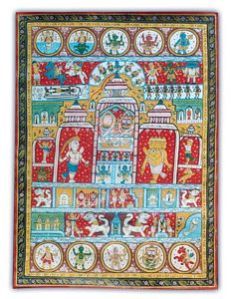 Pattachitra wall hanging