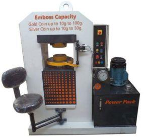 GOLD AND SILVER COINS EMBOSSING HYDRAULIC PRESS MACHINE