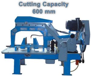 HYDRAULIC PRESSURE HACKSAW CUTTING MACHINE