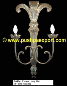 Silver Flower Lamp