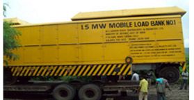 MOBILE LOAD BANKS TESTING NAVAL SHIP GENERATORS