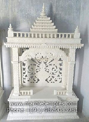 white marble temples
