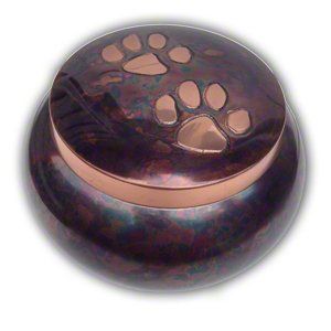 Brass Cremation Urn for Pet Ash