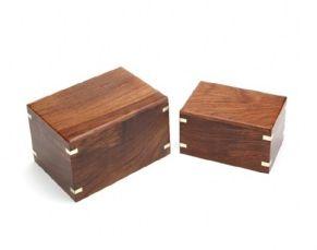 Wooden Cremation Urn for Pet Ashes