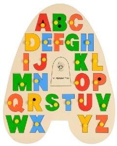 Alphabet Tray With Knobs