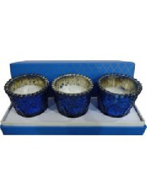 GLOBAL HAND CRAFTED EMBOSSED CANDLE VOTIVE