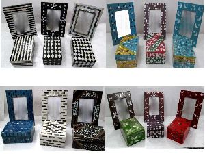 BONE HORN WOOD SEA SHELL CRAFTED PHOTO FRAMES BOXES