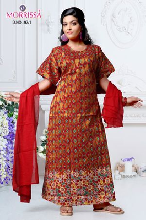 Cotton Dobby Jaquard Weave Kaftan