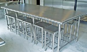 Steel Dining Table Set