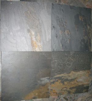 Black Rustic Slate Stone
