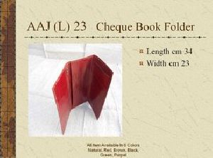 Cheque Book Folder