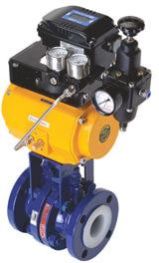 ACTUATED LINED ball valve