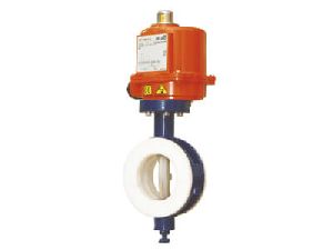 Actuated Lined Butterfly Valve