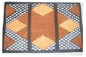 PVC INSERTED RUBBER MATS