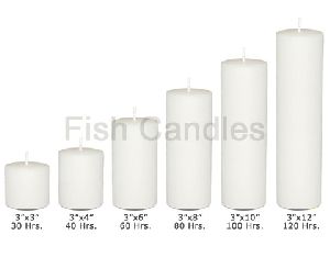 Cylindrical Pillar Candles