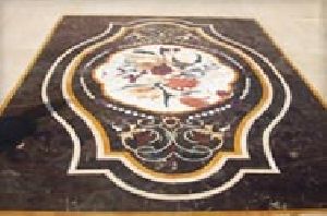 decorative marble flooring inlays