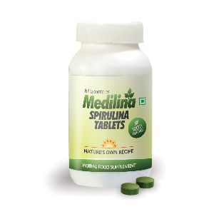 Medilina Organic Spirulina Tablets - 120 (500 Mg each)