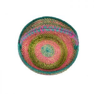 Grass Flower Basket with Handle