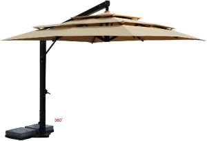 Three decor garden umbrella